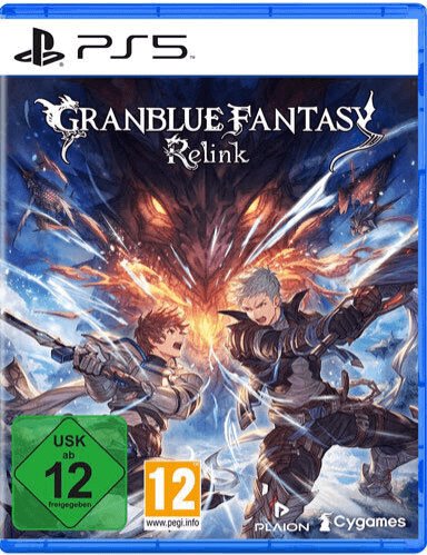 Granblue Fantasy Relink Deluxe Edition box art for Playstation 5